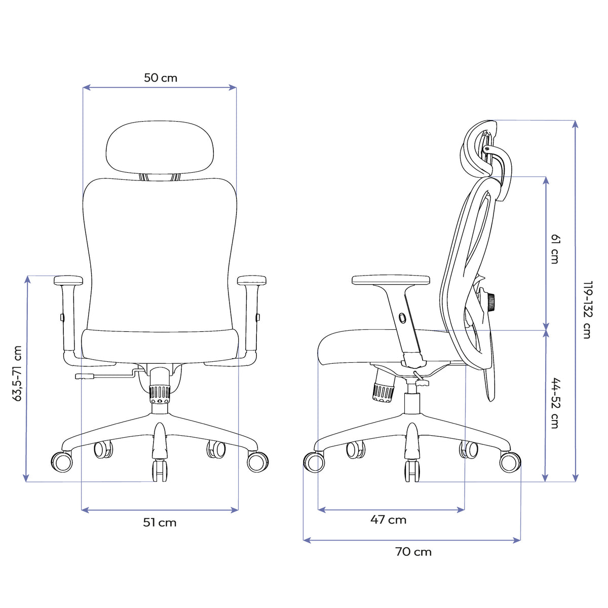 Cadeira Ergonômica Elements Samaia